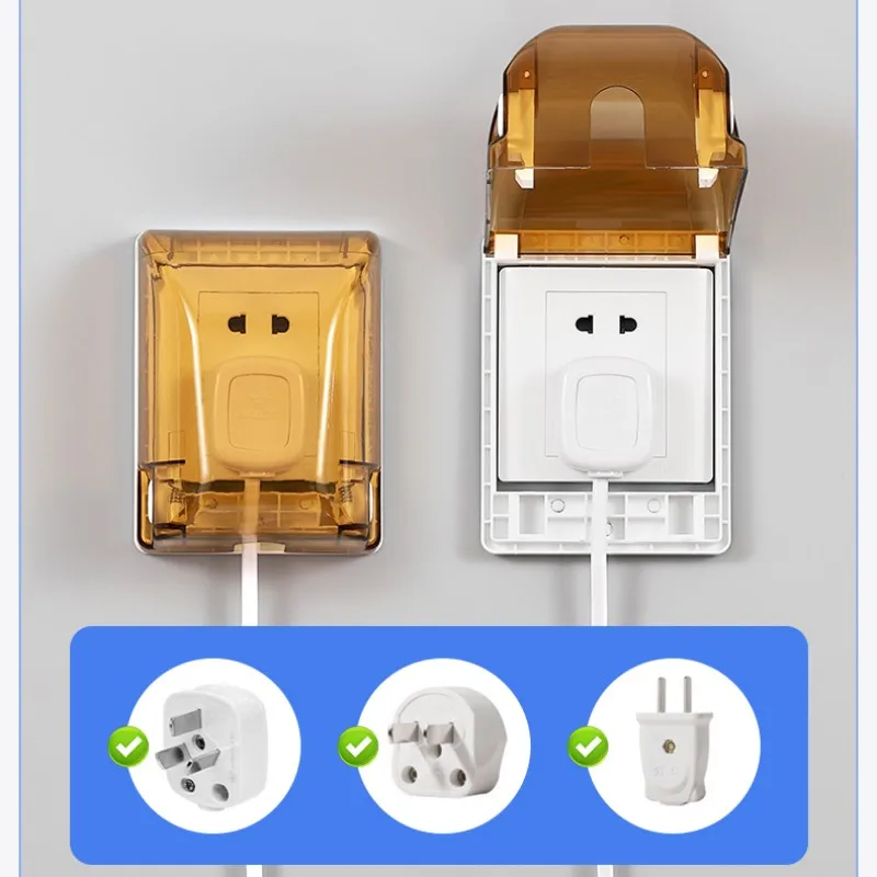 Socket Protection Cover Prevents Electric Shock Children Pulling Out Plug