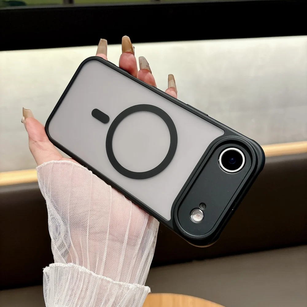 Matte Case For Iphone 16 15 14 Pro Max 16E Plus 11 12 13 17 Air Magnetic Wireless Charging Hard Slim Cover_voghion.com