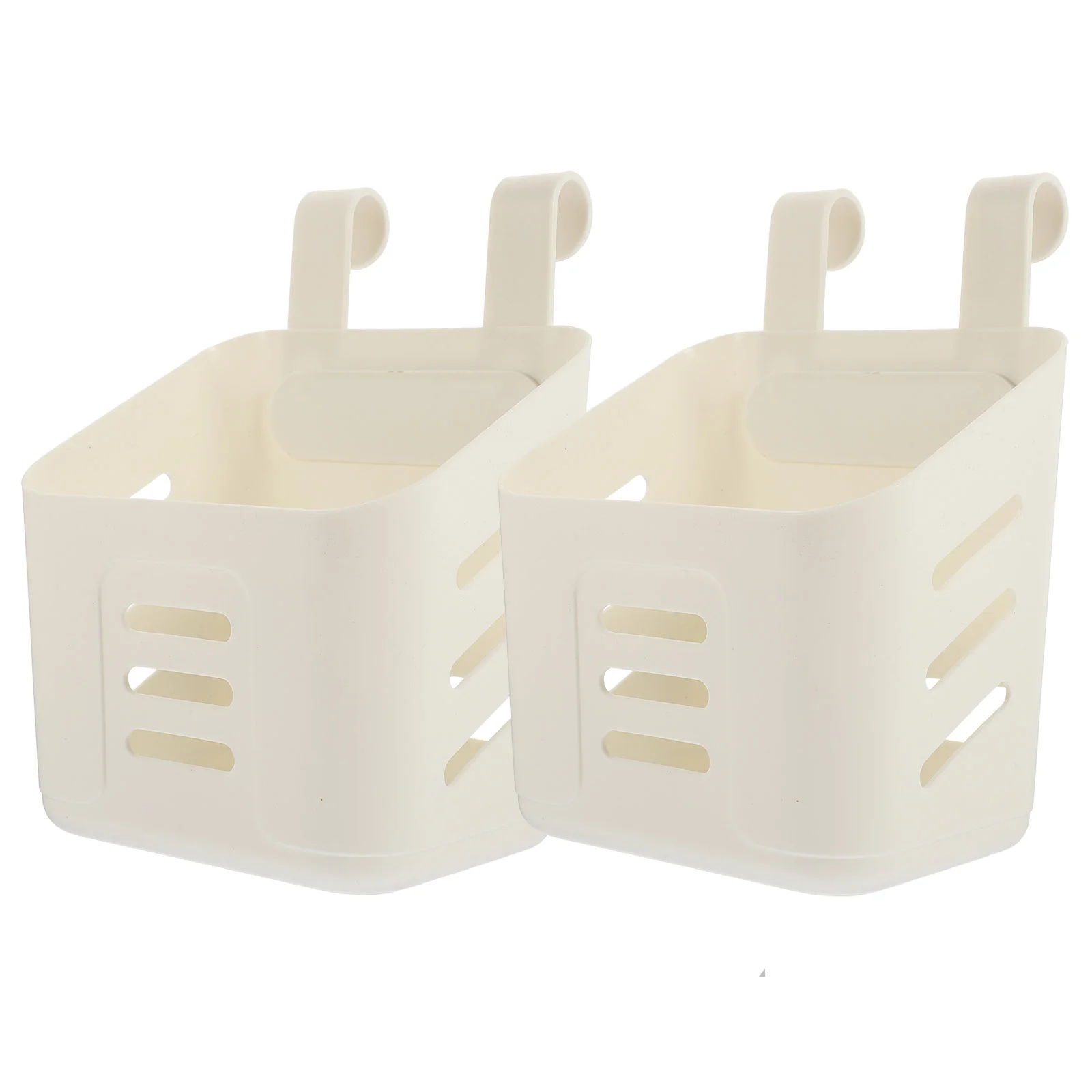 

2pcs Hanging Basket Kitchen Storage Basket Hanging Holder Plastic Basket Home Supplies