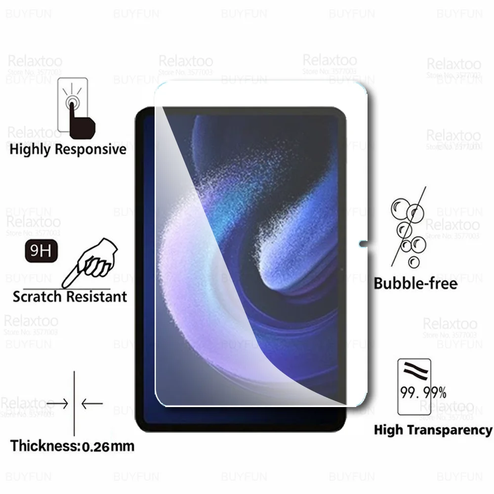Xiaomi Pad 6 Pro / Pad 6 表面 背面 フィルム セット OverLay Plus 