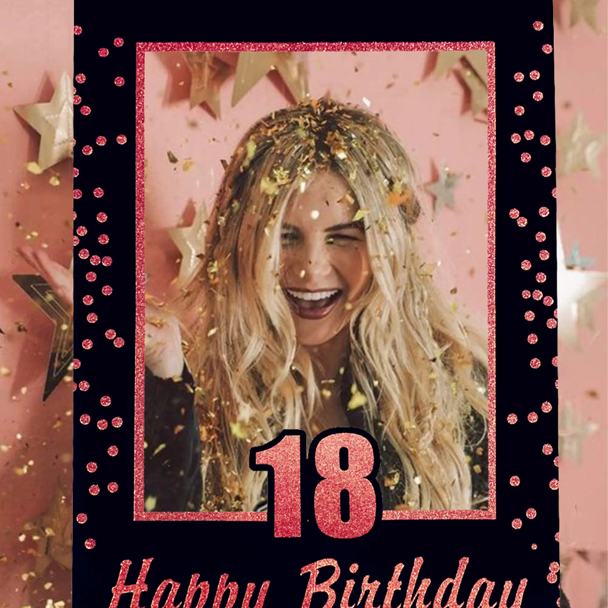 Party Photo Props LaVenty Rose Gold 18th 30th 40th Birthday Party Photo Booth Props Birthday 18th 30th 40th Photo Frame