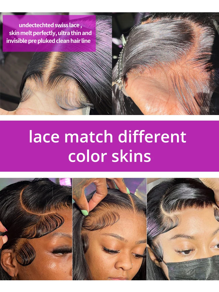 250 Density 7x5 13x4 Glueless Wig Human Hair Ready To Wear Go PrePlucked Brazilian13x6 Body Wave Hd Lace Frontal Wigs for Women