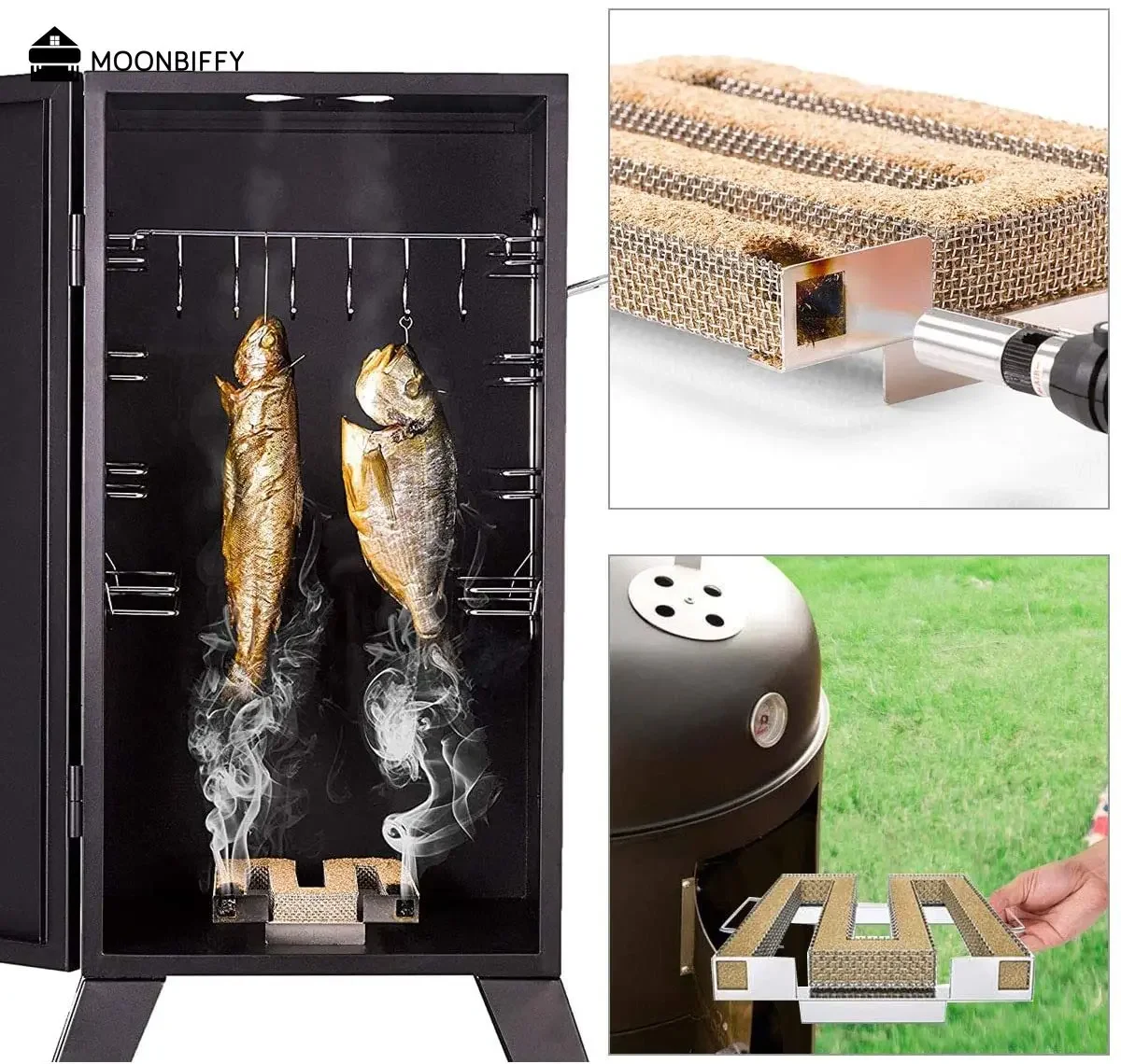 Barbecue Smoke Box Cold Smoke Generator Stainless Steel Grill Net Outdoor Smoking Barbecue Net BBQ Tool Accessories Barbacoa