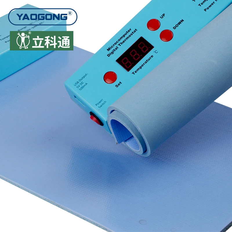 YAOGONGLIKETONG 918 14 LCD 화면 분해 수리 태블릿 가열 테이블 화면 분리기 전기 열 담요/패드/플레이트