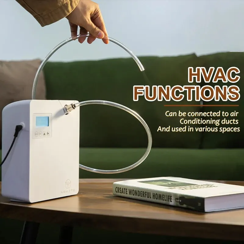 NAMSTE 아로마 오일 디퓨저 벽 마운트 HVAC 향기 기계 디퓨저, 스마트 앱 제어, 호텔 가정용 전기 향기 장치