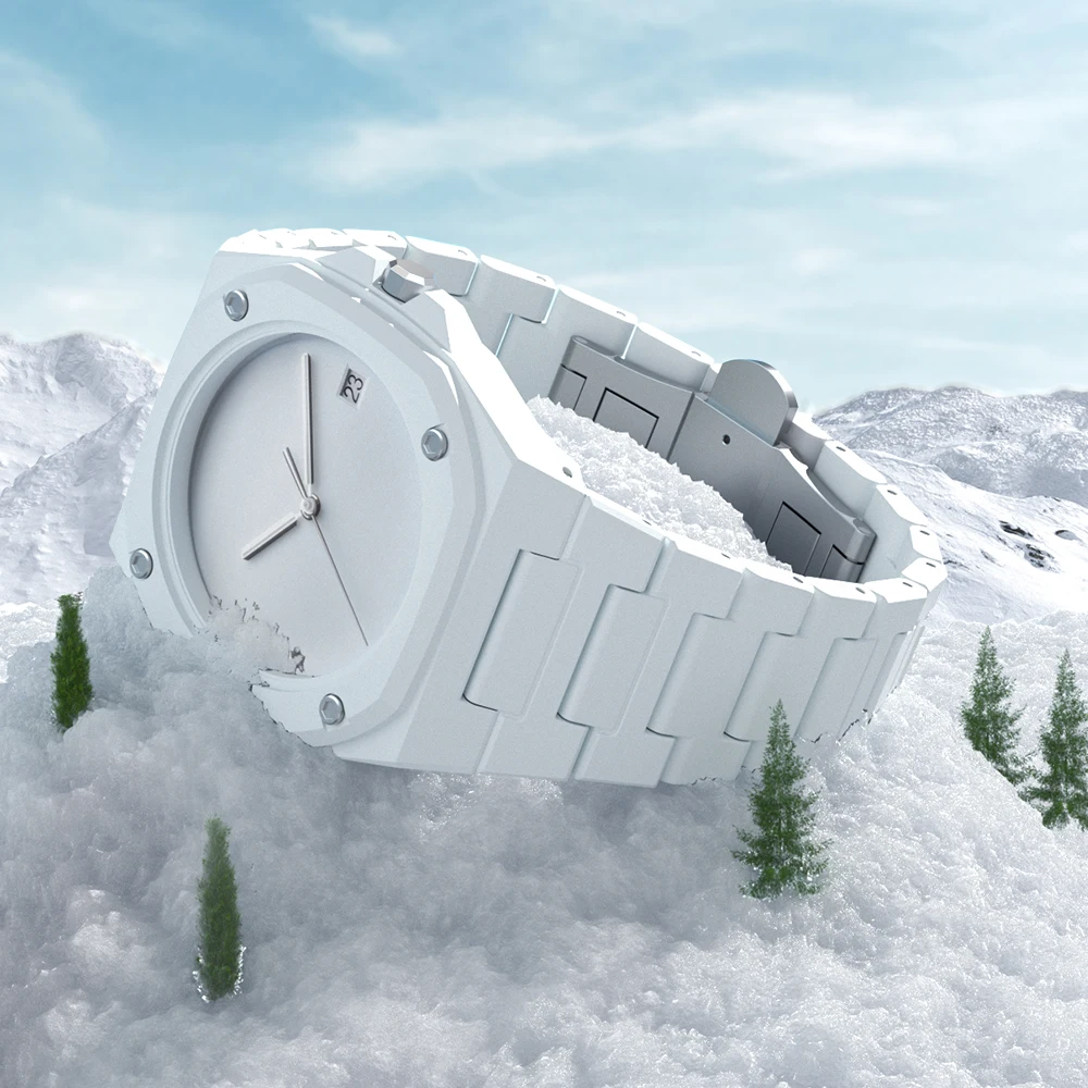 Men's Minimalist Design Quartz Watch - Polycarbonate, Fashion Calendar, Waterproof