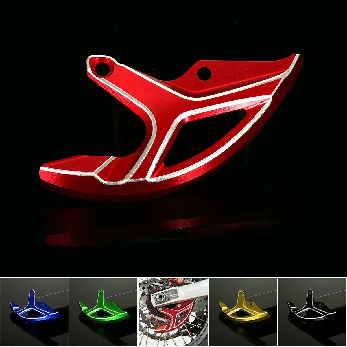 

Electric Bicycle CNC Rear Brake Disc Guard Guide Protector Cover For Sur-ron SUR RON Storm Bee