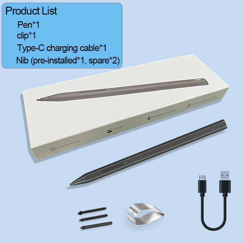 Microsoft Superfície Mpp2.0 Caneta Capacitiva Lápis Magnético Touch Pen para Tablet Ipad Laptop Acessórios Asus hp Sony Dell Lenovo - Imagem 6