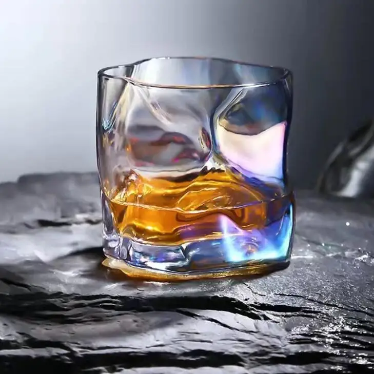 Shining Crystal Old Fashioned Tumblers 280Ml Capacity Set Of 4