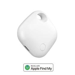 Universal Bluetooth Tracker with USB - C Charging - Anti - Lost Locator (White)