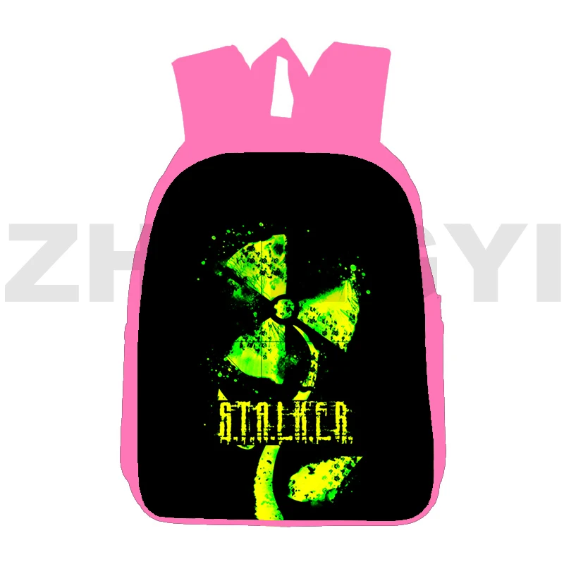 

Холст S.T.A.L.K.E.R. Школьные ранцы для девочек с 2 сердцами игры, 12/16 дюйма, сталкер, 2 тени, рюкзак для ноутбука, 3D портативный детский рюкзак для книг