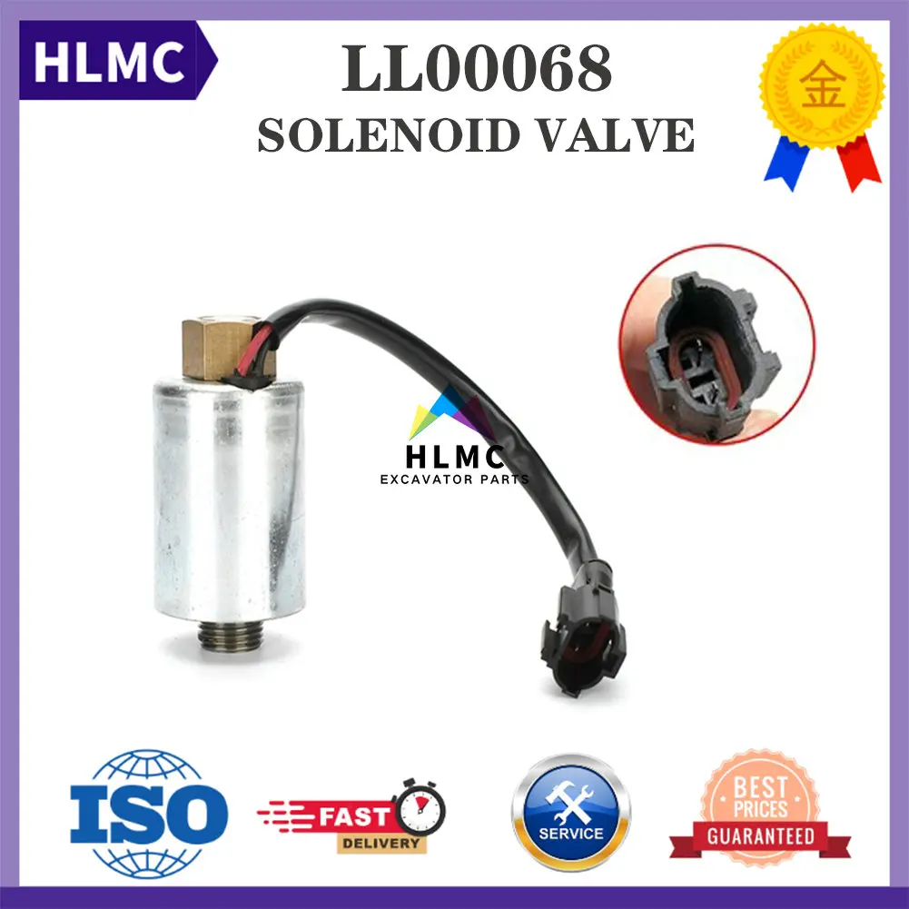 

LL00068 SH200A3 6BG1 Solenoid Valve 4F1857 4F18-57 For Sumitomo Excavator CX130 CX210 CX350