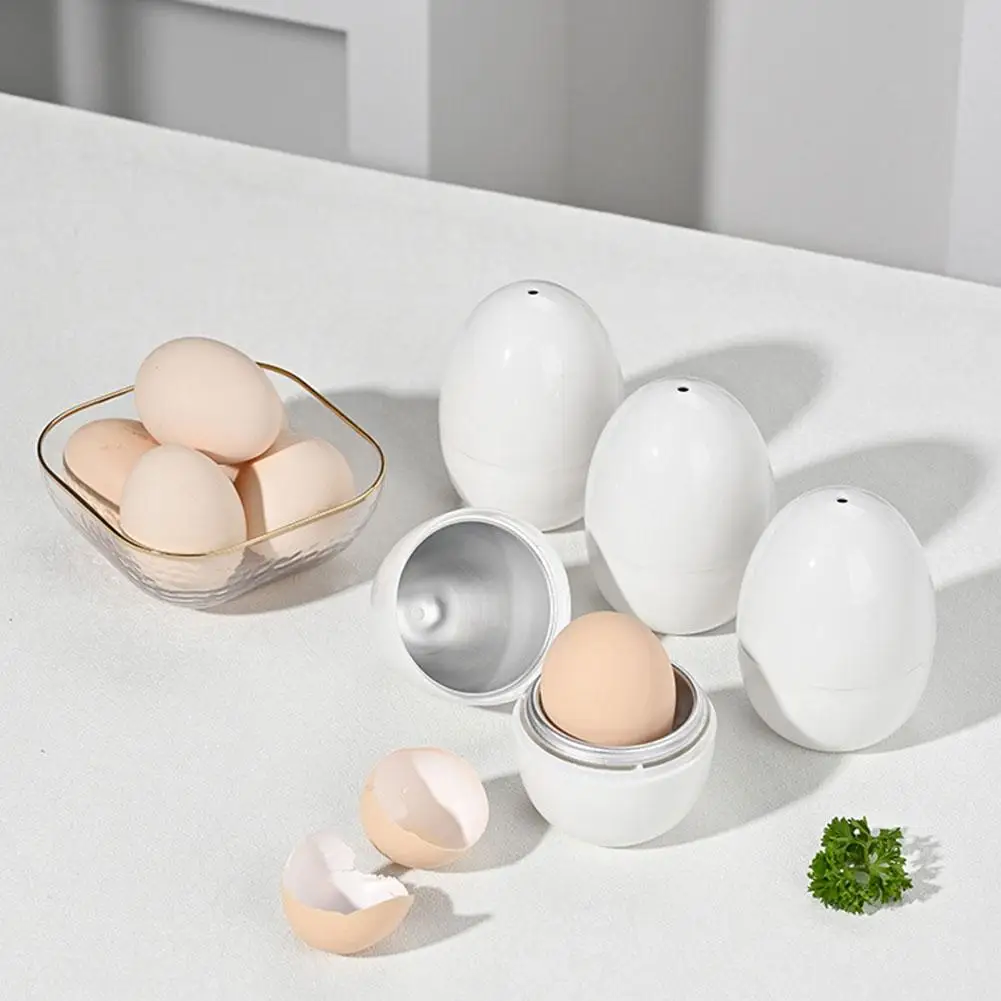 Microwave Egg Cooking Tool Steamer Boiler Cooker 4 Eggs Capacity Easy Quick 5 Minutes Hard Or Soft Boiled Kitchen Cooking Tools egg cooker