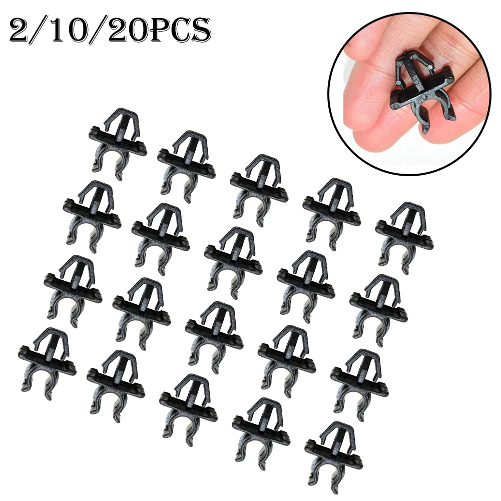 

2-20Pcs Car Fastener Hood Bonnet Prop Rod Support Clip Nylon Plastic Retainer For Toyota For Nissan For Hyundai For Honda