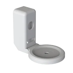 Compact Wall Mount & Cable Storage Stand for Amazon Echo Dot - Sleek Holder for Echo Devices (061323001-White)