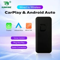 Wired To Wireless Apple CarPlay Android Auto Dongle For Aftermarket & Factory Stereo Unit USB Adaptor For iPhone Android Phone