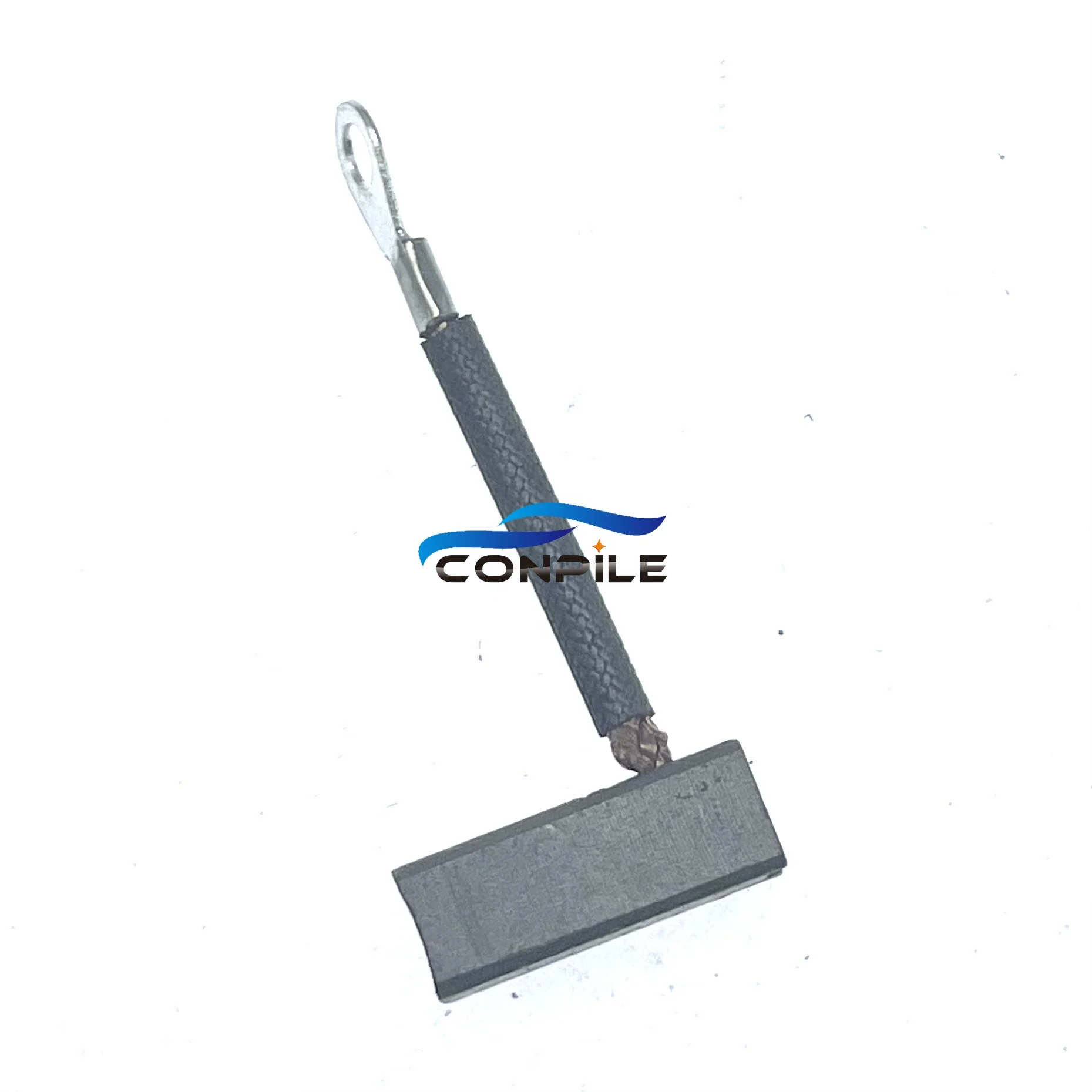 Electric forklift copper graphite carbon brush 3pcs for car J502 start motor brush 8/8.3*10*22 Car Generator Carbon Brush