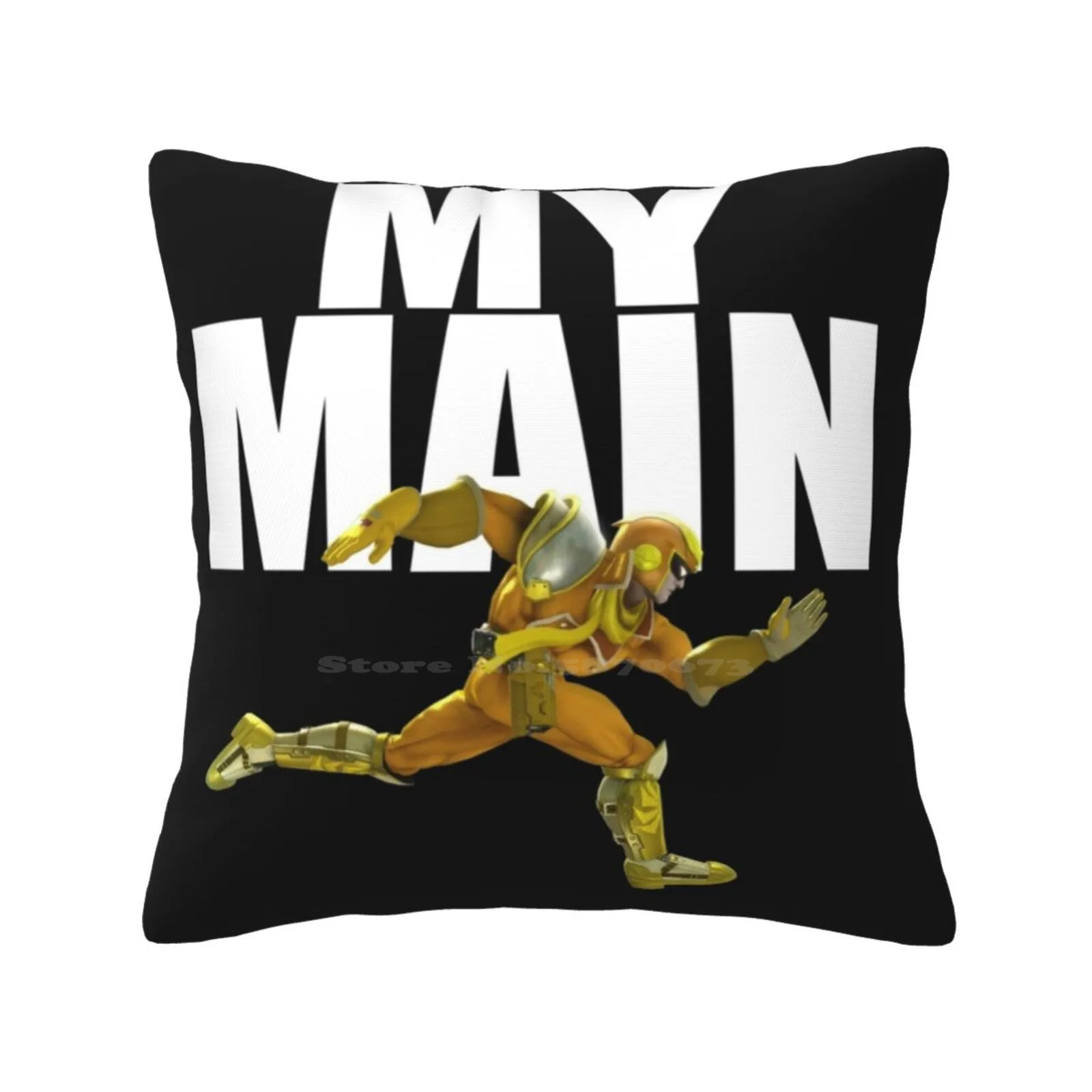 My Main-Gold Captain Flacone Morbido E Confortevole Federa Golden Captain Falcon Cpt Falcon F Zero Super Smash Bros Wii U