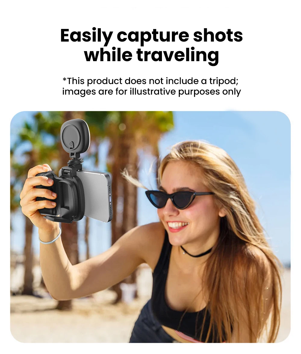 Intelligent Smartphone Camera Grip With Bluetooth Remote Shutter_voghion.com