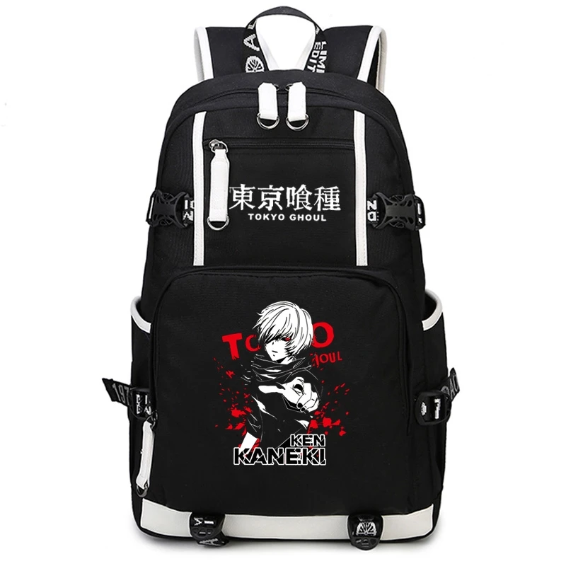 

New Anime Tokyo Ghoul Kaneki Ken Backpack Fashion Cartoon Rucksack Students School Bags Bookbag Laptop Travel Bags