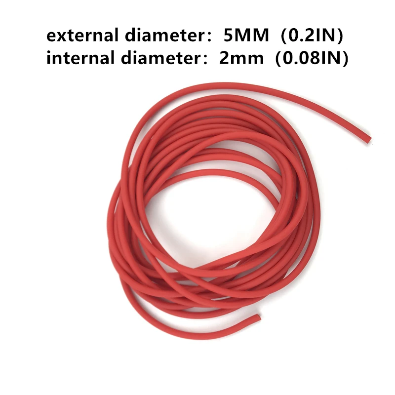 Latex Slingshot Rubber Tube Hunting And Shooting High Elastic Accessories 2mm X 5mm/0.08 X 0.2in latex slingshot tube slingshot rubber band slingshot ammo