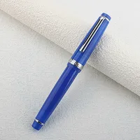 JINHAO 82 Blue Fountain Pen Student F EF Ink Pen High Quality Calligraphy Pen Stationery School Office Supplies 1