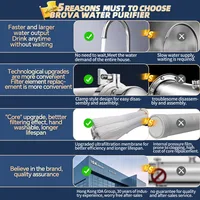 BROVA สูงทั้งบ้านน้ํา UF Purification System 8500L/H สแตนเลสกรองแร่ Reusable PVDF ยาวนานกว่า 5 ปี 5