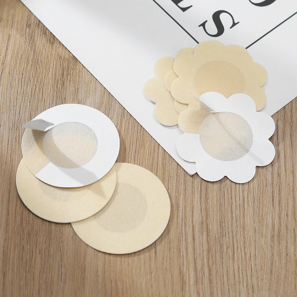 FNIO Cloth Nipple Cover Hide Women Nipple Pasties Piece Breast Petals