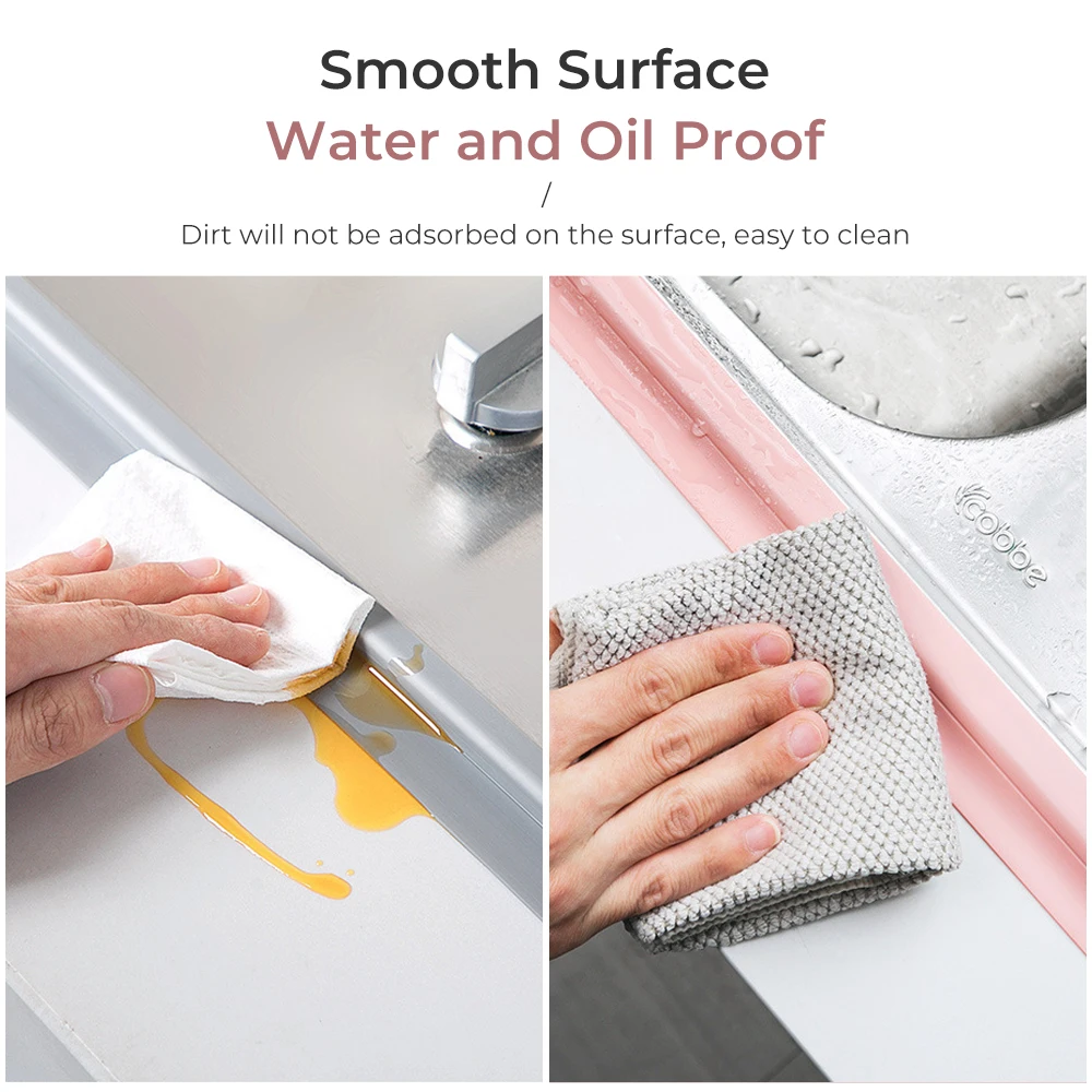 Sealing Strip Tape PVC Sealing Strip Tape Bathroom Bath Toilet Caulk Tape Self Adhesive Waterproof Mildew Proof Tapes For Kitchen Sink Wall Corner