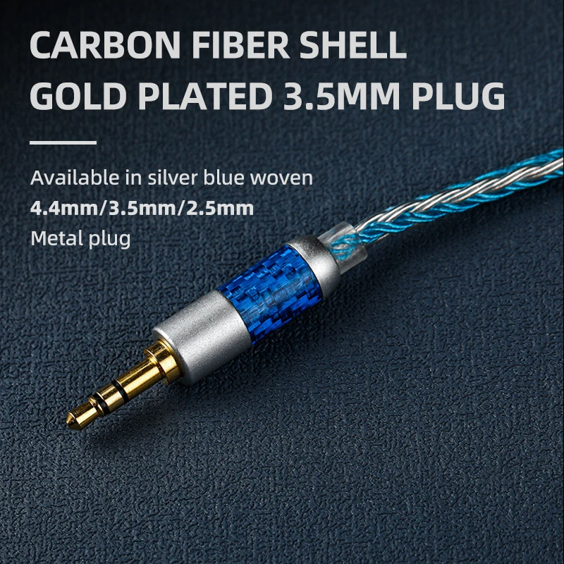 ND D2 sixteen-strand earphone silver-plated wire 3.5 fever grade 2.5 balance wire 4.4diy wire 2pin0.75 upgrade wire