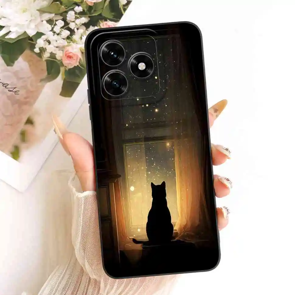 Cute Rabbit Cartoon Silicone Phone Case, Soft Protective Cover