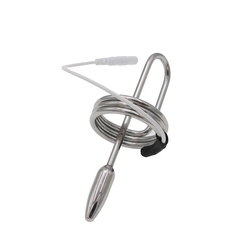 Electro Shock Masturbation Rod Accessory Penis Plug Urethral Sound Catheter Body Massage Delay Ejaculation Sex Toys For Men