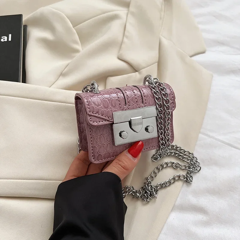 Trendy Mini Crossbody Bag - Luxury Designer Chain Strap Purse for Women, Summer Fashion Accessory сумка женская 크로스 백