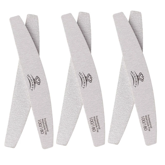 10pcs Zebra Nail Files Set: Buffers for Gel Polish