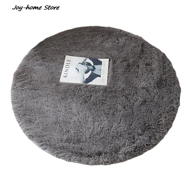 Covor 40 x 40cm moale rotund pufos 5