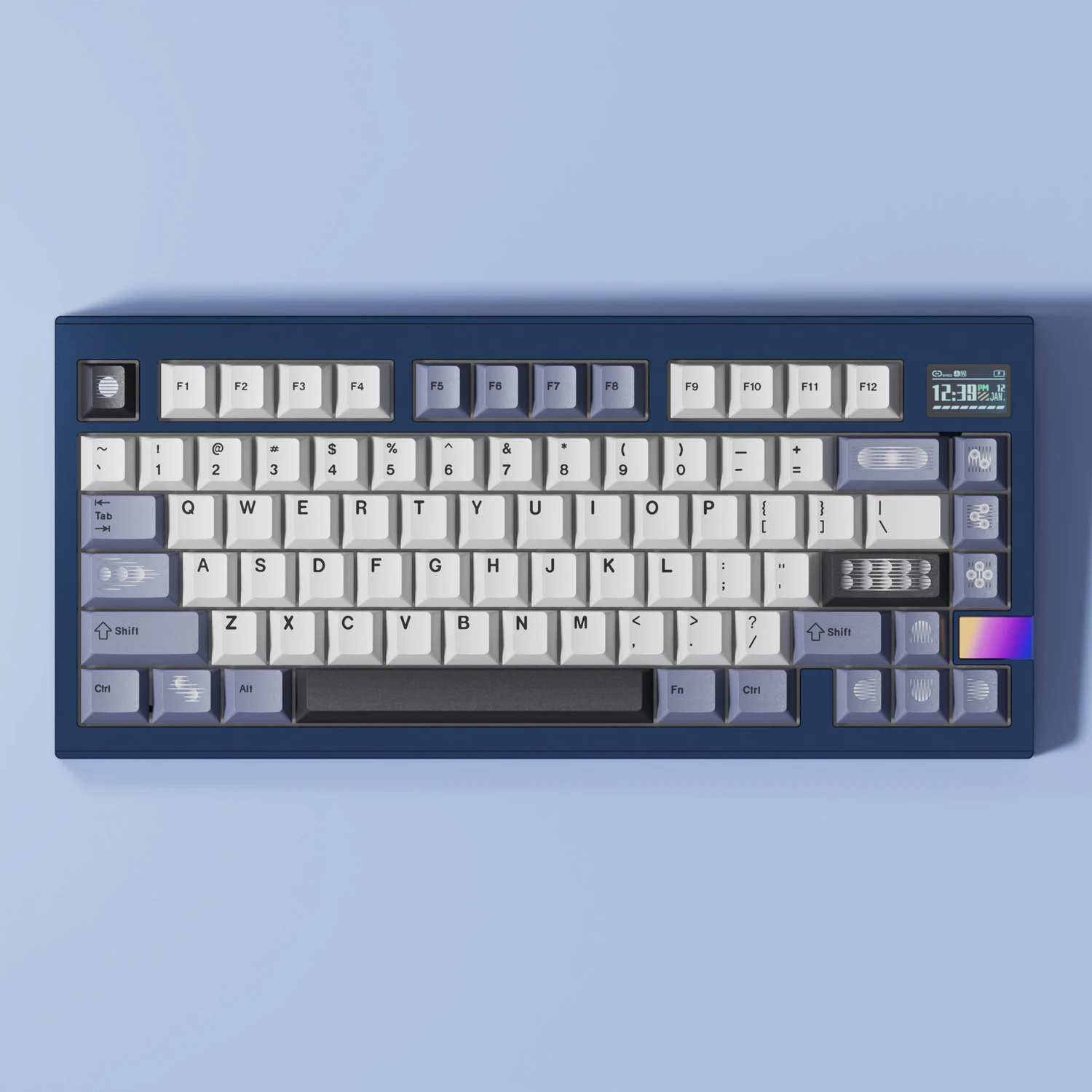 Finalkey V81 Plus Tri-Mode Bluetooth/2.4Ghz/USB-C VIA Programmable 81 Keys Gasket Wireless Wired Mechanical Keyboard For Gaming
