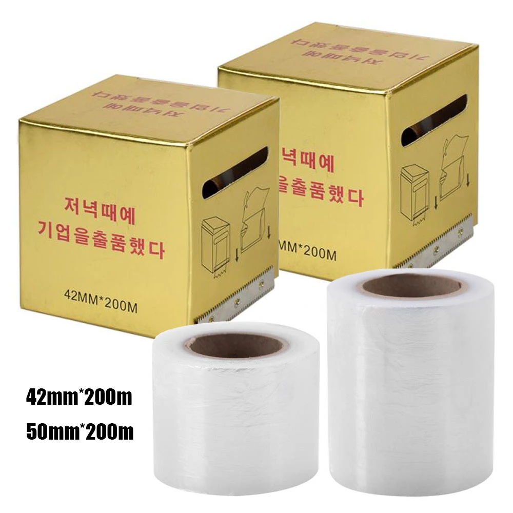 2 Box Disposable Tattoo Cover Barrier Film Safe Pe Cling Film