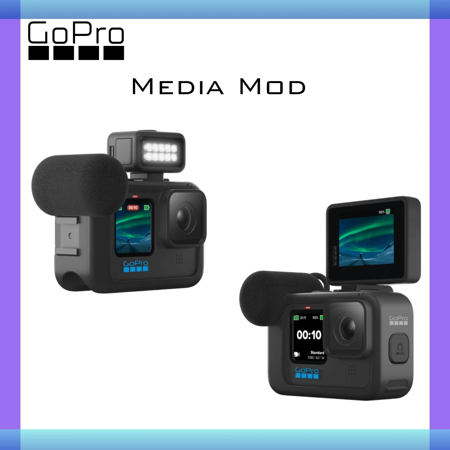 GoPro HERO10 ＋Volta＋マイク付きカバー(デフュザーなし) 出る