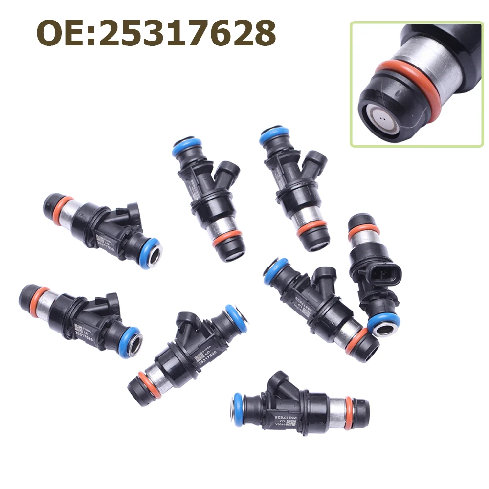 8pcs Upgrade Fuel Injector 25317628 17113868 For Delphi 0107 For Gm