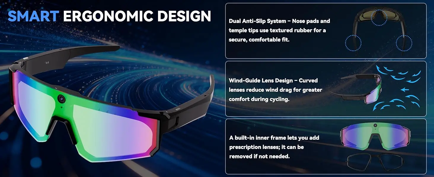 Smart Sunglasses With Hd Video Camera And Ai Dialogue Translation_voghion.com