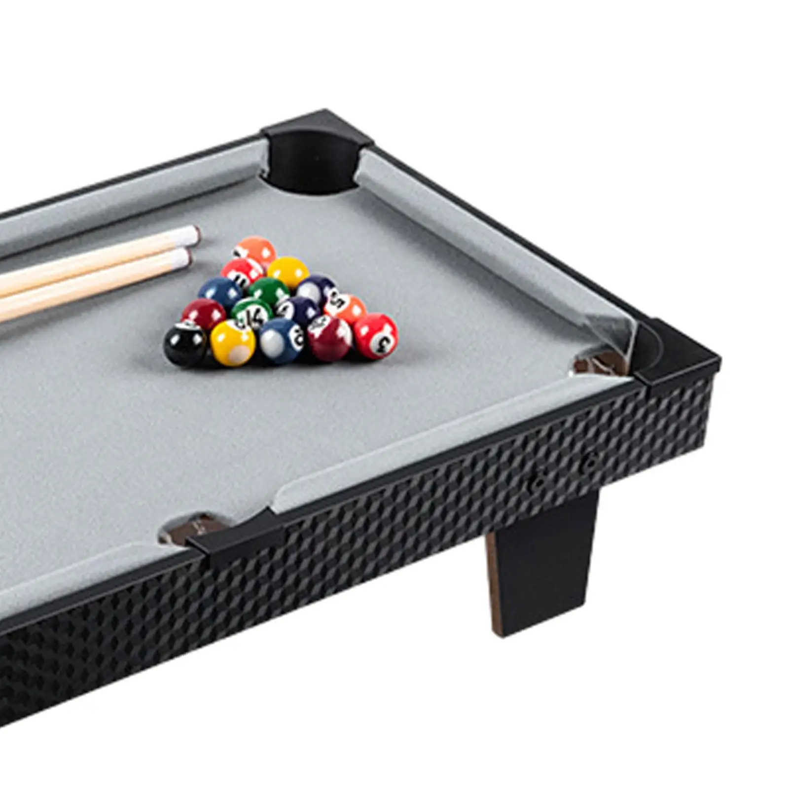 Premium Wooden Pool Table Set - Sturdy Tabletop Billiards for Family Fun