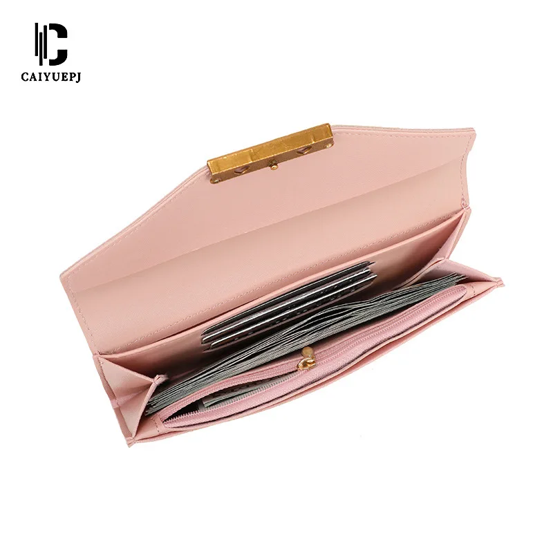 New Korean style Slim Card Wallet for Women - Retro Mini Multi-Function Organizer with Buckle, Thin Foldable Coin Purse cartera