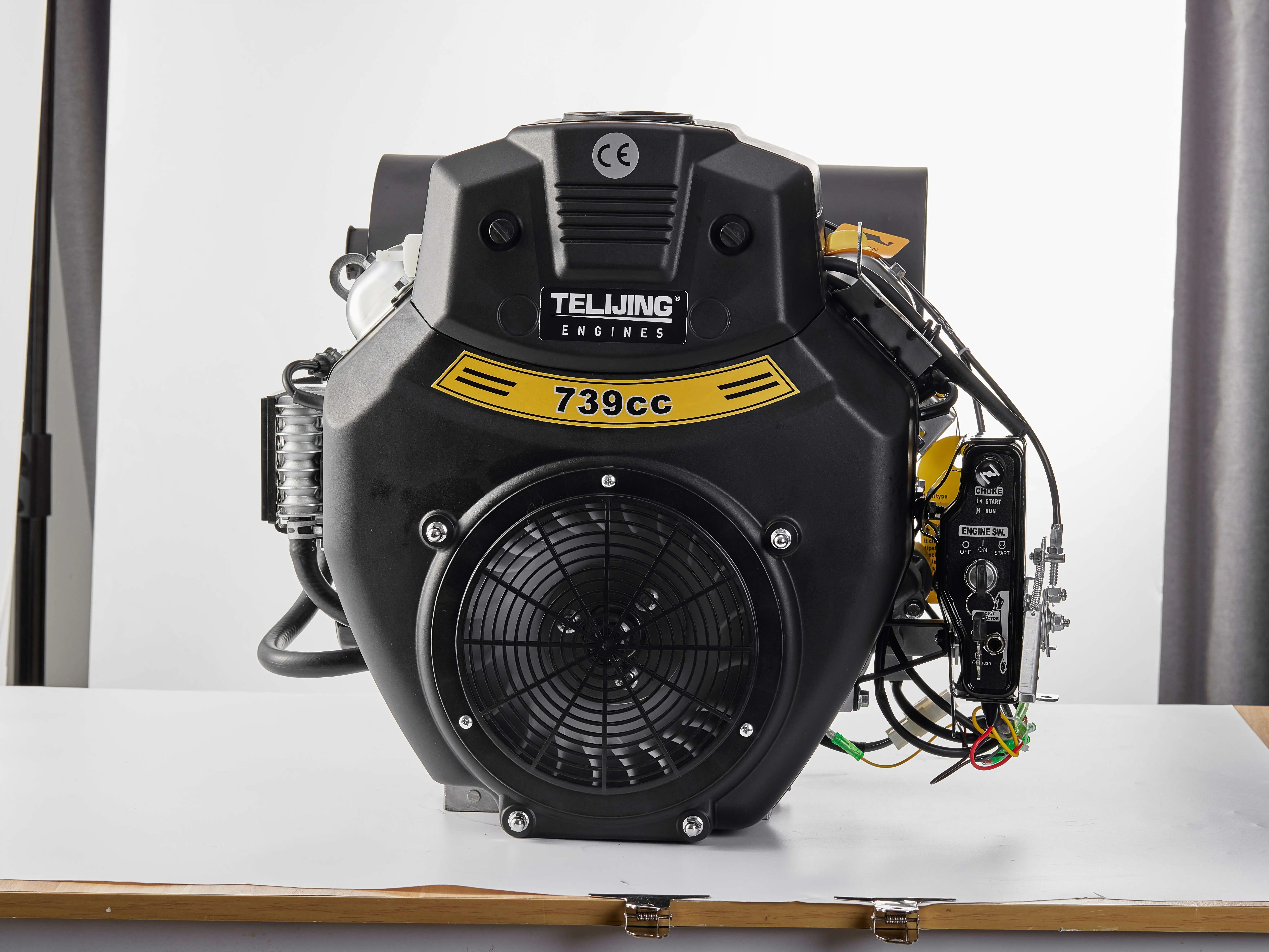 Gasoline Engines 739cc 2 Cylinder Gasoline Engine Forced Cooling OHV Portable Jet Rato 739 Factory Chinese TLJ 739