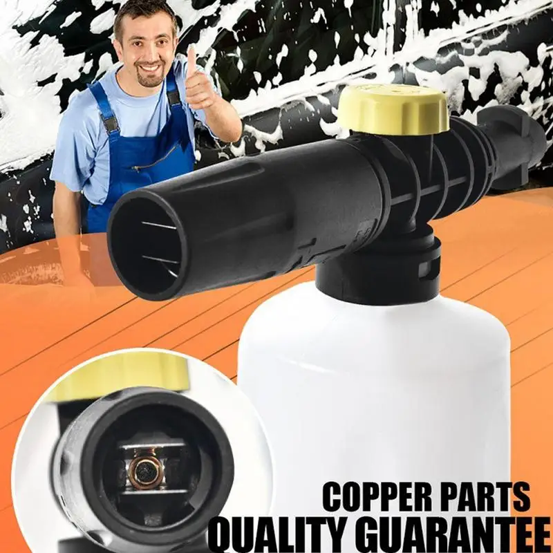 

High Pressure Foam Gu n High Pressure Foam Cannon With Adjustable Nozzle For Car Cleaning Car Washing Window Washing Floor Clean