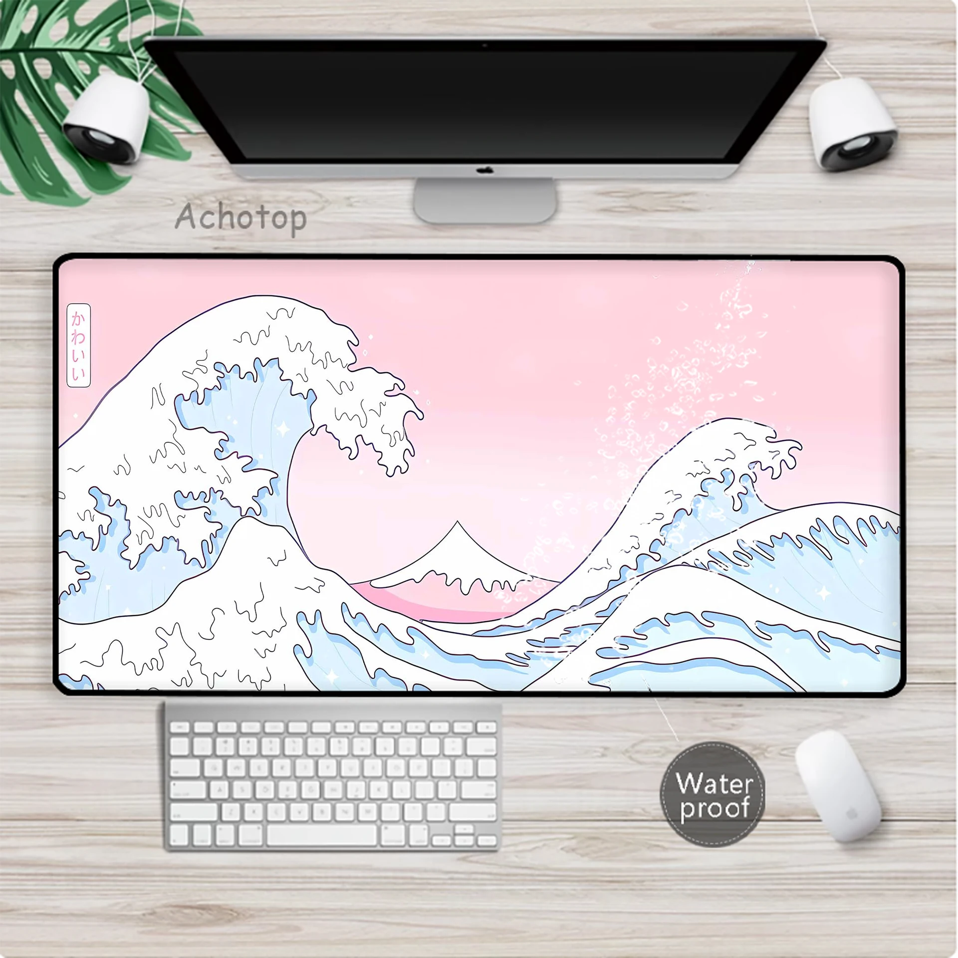 

Waterproof Great Wave Gaming Mouse Pad Large Mouse Mat Laptop Mouse Carpet Game Carpet Keyboard Pads Gamer Anti-slip Desk Mat