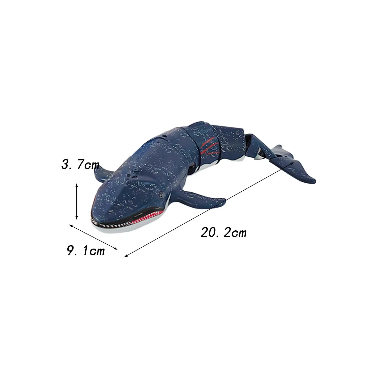 Remote Control Whale Shark Toy Flexible Waterproof Sturdy Practical 6