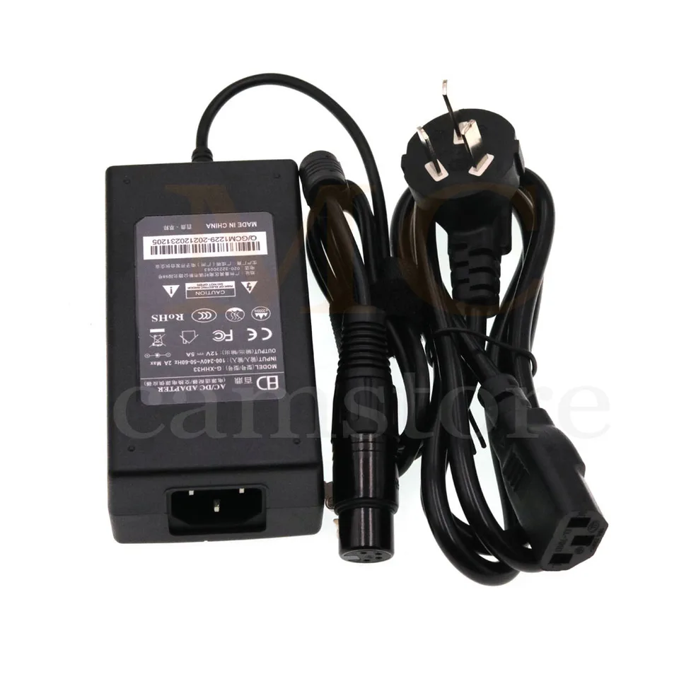 カメラおよびカムコーダー用電源アダプター、ac 100-240vからdc