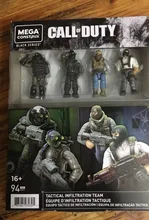  Original Mega Construx Call of Duty Building Blocks Construction Toys Mini Army Action Figure Collection Boys Toys Birthday Gift 