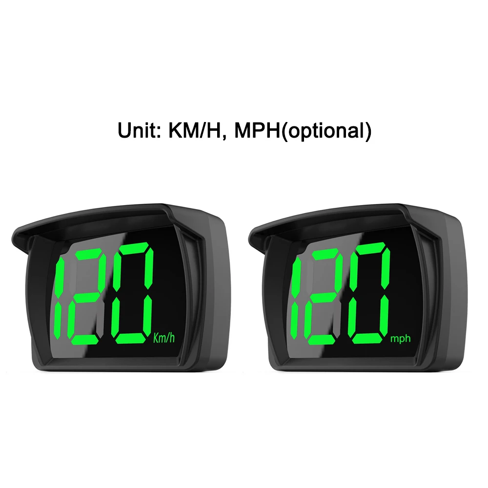 범용 자동차 헤드업 디스플레이, GPS Mph Km/h HUD 디지털 속도계 헤드업 디스플레이, 빅 폰트 속도, 모든 차량용 실시간 디스플레이