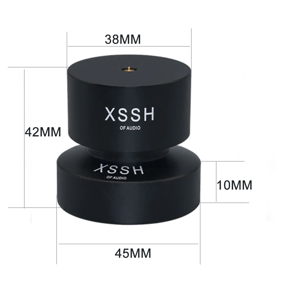 Neue Upgrade XSSH YIVO Audiophile Schock Spikes Frühling Dämpfung Pad HIFI Lautsprecher Spike Audio CD Verstärker ALUMINIUM ISOLATION FÜßE – Detail 16